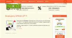 Desktop Screenshot of anaconda-fundacja.pl